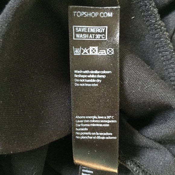 Topshop Sporty Crop Top with Sheer Panels - Picture 7 of 7